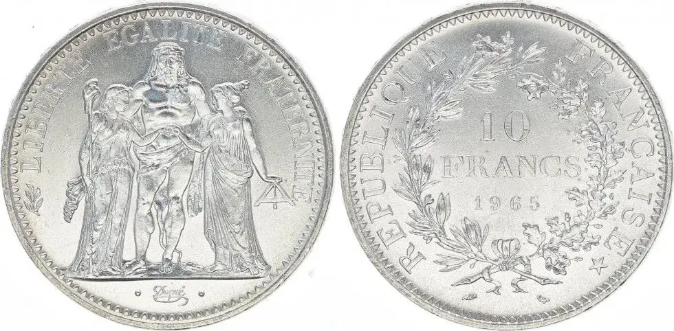 10 francs - Hercule 1965